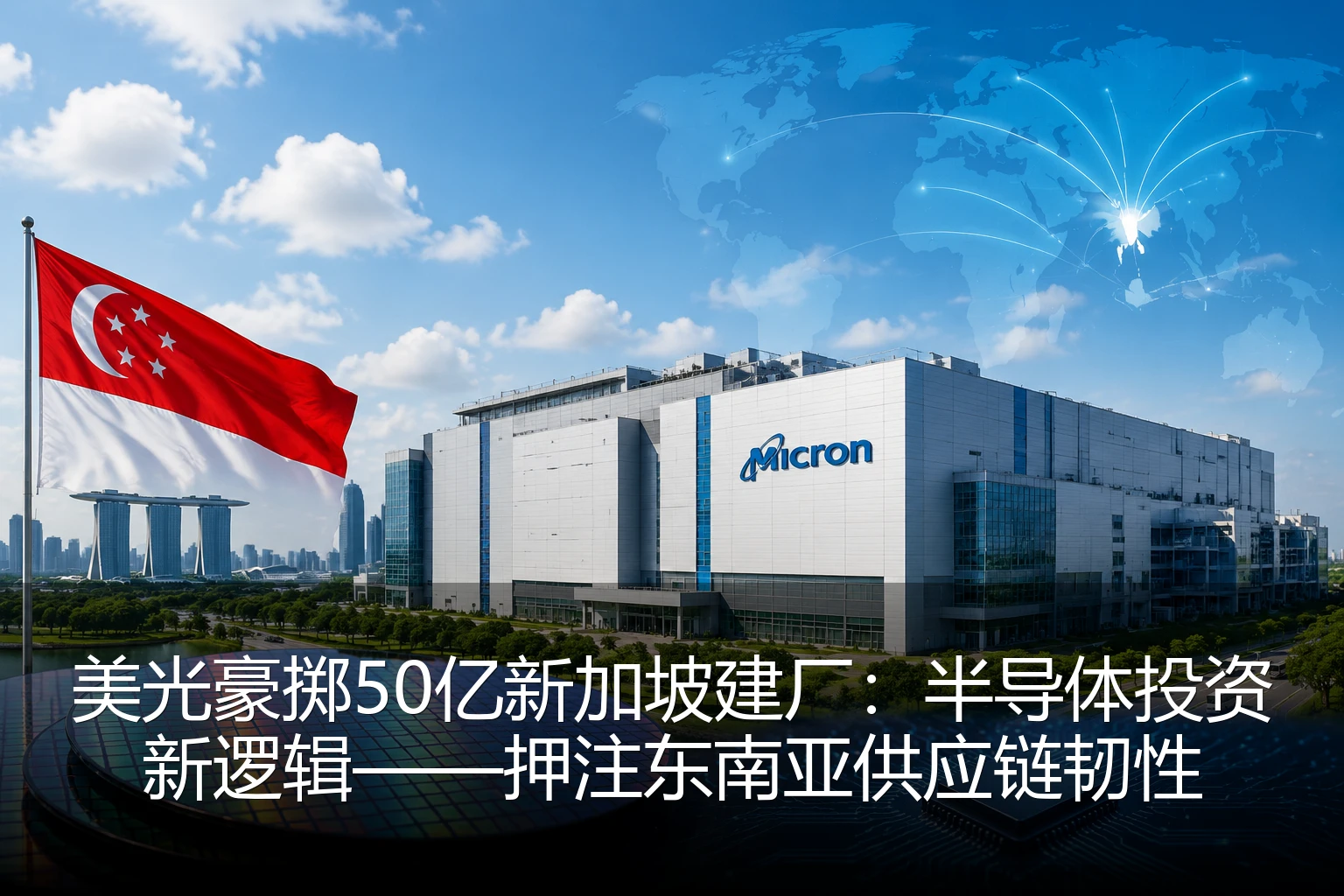 美光豪掷50亿新加坡建厂：半导体投资新逻辑——押注东南亚供应链韧性