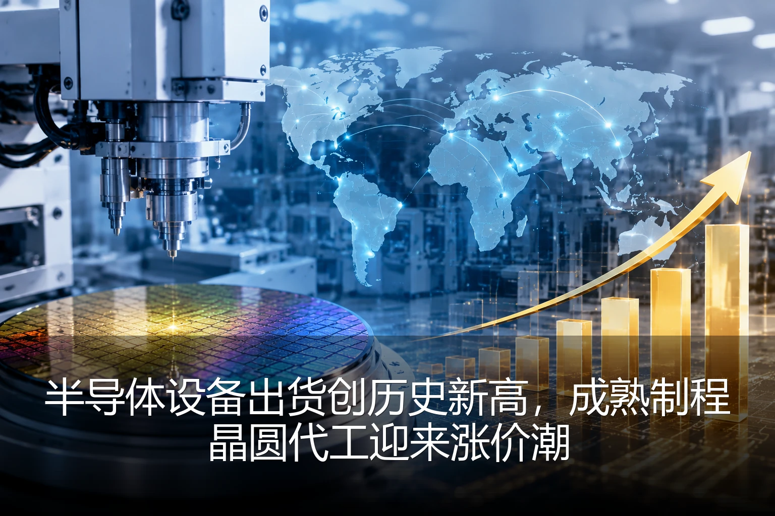 半导体设备出货创历史新高，成熟制程晶圆代工迎来涨价潮
