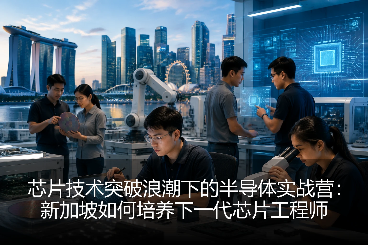 芯片技术突破浪潮下的半导体实战营：新加坡如何培养下一代芯片工程师