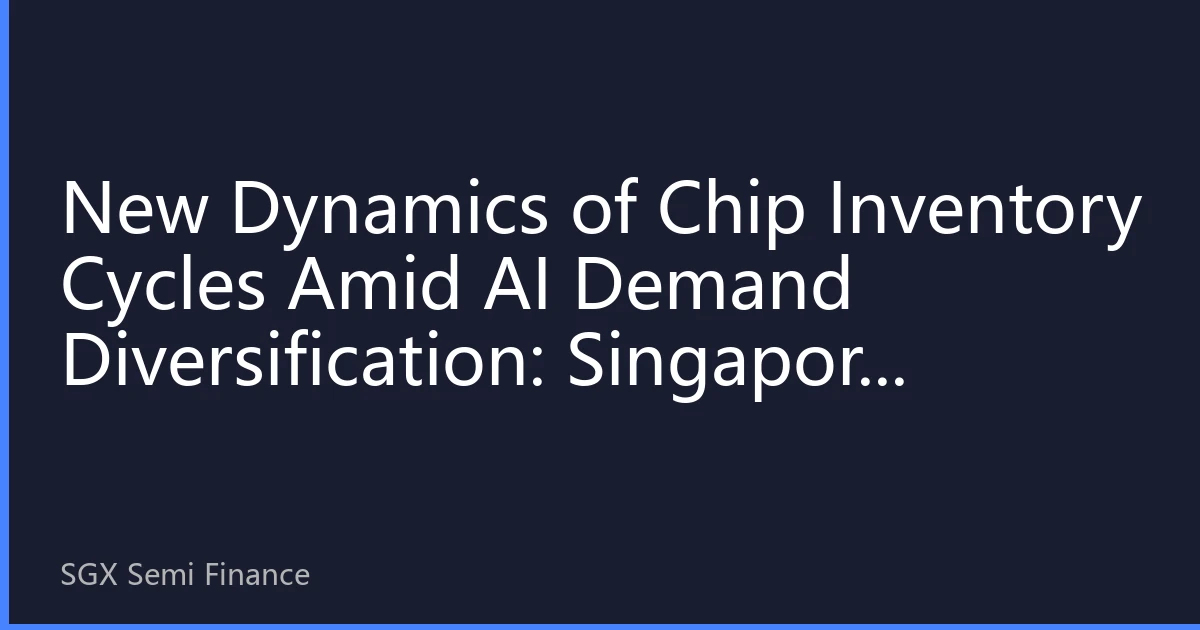 New Dynamics of Chip Inventory Cycles Amid AI Demand Diversification: Singapore Semiconductor Market Analysis for September 2026